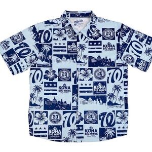 Washington Nationals 2025 Hawaiian Shirt KONA Giveaway Mens Size L